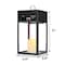 Techko Solar Modern Candle Lantern - Large with Hanging Hook SCL-2205-1 - alternate 9