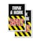 Signmission Think & Work Safely, Vinyl Decals Only 24 Inch x 36 Inch, Vinyl Decal, 2PK DSB-2436-2PACK-Think & Work Safely - alternate 1
