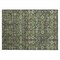 Homeroots 2' X 3' Blue and Green Floral Washable Non Skid Indoor Outdoor Area Rug 564329 - alternate 8