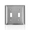 Leviton Wall Plate, Toggle, Stainless Steel SS2-40 - alternate 1