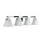 Jonathan Y Staunton 33" 4-Light Farmhouse Cottage Metal LED Vanity Light with Frosted Glass Shades, Chrome JYL7525B - alternate 14