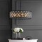 Jonathan Y Gabrielle 23" Crystal/Metal LED Pendant, Oil-Rubbed Bronze JYL9027A - alternate 12