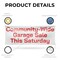 Signmission Community Wide Garage Sale this Saturday, 18 Inch x 48 Inch, Vinyl Banner B-30522 - alternate 4