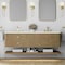 James Martin Vanities Allamari 72" Double Vanity, Dune Mist w/ 3 CM White Zeus Silestone Top D640-V72-DMS-WWZ - alternate 7