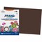 Sunworks Construction Paper, Dark Brown, 50PK PAC6807 - alternate 1