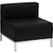 Flash Furniture Hercules Imagination Chair, Black Back, 28 in W 28-3/4" L 27-1/4" H, Armless, Leather Seat ZB-IMAG-MIDDLE-GG - alternate 1