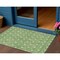 Homeroots 3' X 5' Green And Light Green Geometric Washable Indoor Outdoor Area Rug 596021 - alternate 1