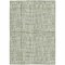Homeroots 3' X 5' Green And Ivory Striped Washable Indoor Outdoor Area Rug 583420 - alternate 8