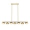 Z-Lite Realm Sphere 7 Light Linear Chandelier, Modern Gold, 54 In W 7517-7L-MGLD - alternate 5