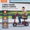 Vevor Heavy-Duty 4 Wheel Mobility Scooter for Seniors 12 Mile Long Range 265LBS W3467 - alternate 8