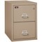 Fireking 2 Drawer, 2 Hr Fire & Impact Rated, Vertical, 32" depth Legal Taupe 2-2130-2TA - alternate 1