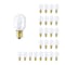 Bulbrite 15w T7 Clear Dimmable (E12) Candelabra Screw Base Warm Wht Lght Incandescent Lght Bulb, 2700 K, 25PK 861283 - alternate 1