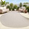 Jonathan Y Evan Modern Rustic Organic Curve Beige 9 ft. x 12 ft. Indoor/Outdoor Shaped Area Rug SHP102C-9 - alternate 1
