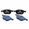 Motorcraft Disc Brake Pad Set,  BRF1554 - alternate 4