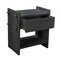 Homeroots 26" Dark Gray One Drawer Nightstand 488762 - alternate 5