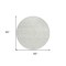 Homeroots 8' Ivory And Silver Round Southwestern Washable Indoor Outdoor Area Rug 593692 - alternate 6