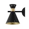 Jonathan Y Elroy 18.25" 2-Light Iron Retro Contemporary LED Track Light , Black/Gold JYL9904A - alternate 7