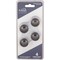 Hardware Resources KasaWare 1-1/8'' Diameter Brushed Oil Rubbed Bronze Cabinet Knob, 4PK K413BORB-4 - alternate 1