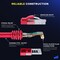 Maximm Cat6 Ethernet Cable 10ft 10Gbps 550MHz UTP, 20PK, Red, 20PK CAT6CCA-10RD-20PK - alternate 2
