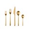 Mepra Linea Flatware Set - 5 Pieces - Ice Gold 108122005 - alternate 1