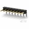 Te Connectivity Board Connector, 8 Contact(S), 1 Row(S), Male, Right Angle, Solder Terminal, Black Insulator 2842122-8 - alternate 1