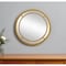 Homeroots 35" Gold Geo Dot Round Double Frame Accent Mirror 485077 - alternate 4