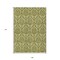 Homeroots 9' X 12' Green Damask Washable Non Skid Indoor Outdoor Area Rug 563887 - alternate 9