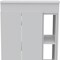 Homeroots 24" White Wood Freestanding Bathroom Vanity With Sink And Medicine Cabinet With Mirror 546366 - alternate 4