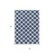 Homeroots 3' X 5' Navy Blue And Ivory Polka Dot Washable Indoor Outdoor Area Rug 614923 - alternate 8