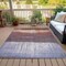Homeroots 3' X 5' Rust And Ivory Abstract Washable Indoor Outdoor Area Rug 632053 - alternate 6
