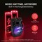 Pyle Pyle Portable Bluetooth PA Speaker System - 300W Rechargeable, 8 in Subwoofer, MP3/USB, Party Lights PPHP834B - alternate 12