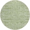 Homeroots 8' Green And Ivory Round Geometric Washable Indoor Outdoor Area Rug 583494 - alternate 8