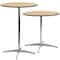 Flash Furniture 30 L, 30 W, 42 H, Birchwood, Chrome, Steel Top, Natural 5-XA-30-COTA-GG - alternate 22