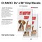 Signmission Pet Adoption Today, Vinyl Decals Only 24 Inch x 36 Inch, Vinyl Decal, 2PK DSB-2436-2PACK-Pet Adoption Today - alternate 2