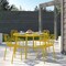 Leisuremod Modern Devon Aluminum Chair, Yellow, 4PK DC23Y4 - alternate 9