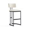 Manhattan Comfort Juno Metal Barstool in Ivory BS1641-1 - alternate 8
