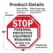 Signmission Stop Personal Protective Equipment, 18 inch X 18 inch, Plastic Sign, 2PK OC-P-2PACK-18-122 - alternate 5