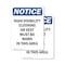Signmission High Visibility Clothing Or Vest, 5 in W x Rectangle, Vinyl Decal OS-2PACK-NS-D-57-V-13499 - alternate 7