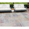 Homeroots 10' X 14' Ivory Orange And Blush Abstract Washable Indoor Outdoor Area Rug 588755 - alternate 7