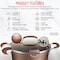 Bakken-Swiss 14-Piece Pots and Pans Set, Non-Stick, with Lids, Skillet Pans, Gas, Electric, Induction, Golden BKCWG14L - alternate 6