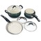 Oster Corbett 8 Piece Nonstick Aluminum Cookware Set in Blue 94243.08 - alternate 10