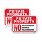 Signmission Private Property No Skateboards Bikes Or Rollerbla, 18'' X 24'' 2 Signs, Heavy Gauge Aluminum, 2PK A-1824-2PACK-24838 - alternate 1