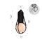 Vidalite Voyager 1-Light Matte Black Wall Sconce with Rope Detailing & Smoked Glass Shade, Farmhouse Style CE1013094 - alternate 6