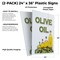 Signmission Olive Oil, Plastic Signs Only 24 Inch x 36 Inch, Corrugated Plastic, 2PK CSB-2436-2PACK-Olive Oil - alternate 2