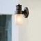 Globe Electric LED Wall Lantern - Mountain Frost Finish, Matte Black Frame 60000102 - alternate 7