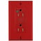 Leviton GFCIDplxRcptclOutlt, 15/20A, 125VAC, Rd GFTR1-HFR - alternate 1
