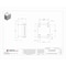 Nvent Hoffman Screw Down Clamps Electrical Enclosures, 6 in H, 4 in D, 6 in W, 12, 13, 4, Steel A606CHNF - alternate 2