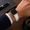 Elegani Lizard-Embossed Leather Watch Replacement Band Compatible with Apple Watch 38mm, White LZQR-WHT-38mm - alternate 4