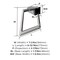 Amerock Blackrock Chrome Contemporary 6-13/16 in 173 mm Length Towel Ring BH3600226 - alternate 4
