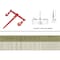 Mytee Products G70 Chain & Binder Kit - (8) 1/2 in - 5/8 in Ratchet Load Binder, (8)1/2 in x 16 ft Chain, 8PK 1216CHRBx8 - alternate 9